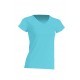 JHK TSRLCMFP, Koszulka damska, dekolt V-neck, turquoise