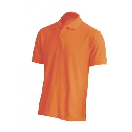 JHK PORA210, Polo męskie, kr. rękaw, peach