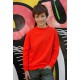 JHK SWRK290, Bluza dresowa młodzieżowa, red