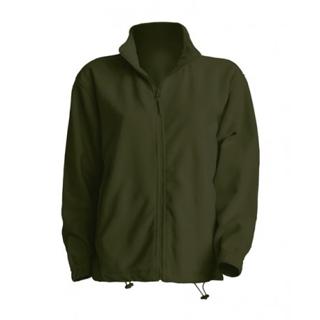 JHK FLRA300, Bluza polarowa rozpinana męska, forest green