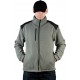 JHK FLRA340, bluza polarowa rozpinana unisex, zinc/black