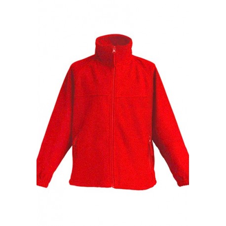 JHK FLRK300, Bluza polarowa rozpinana dziecięca, red